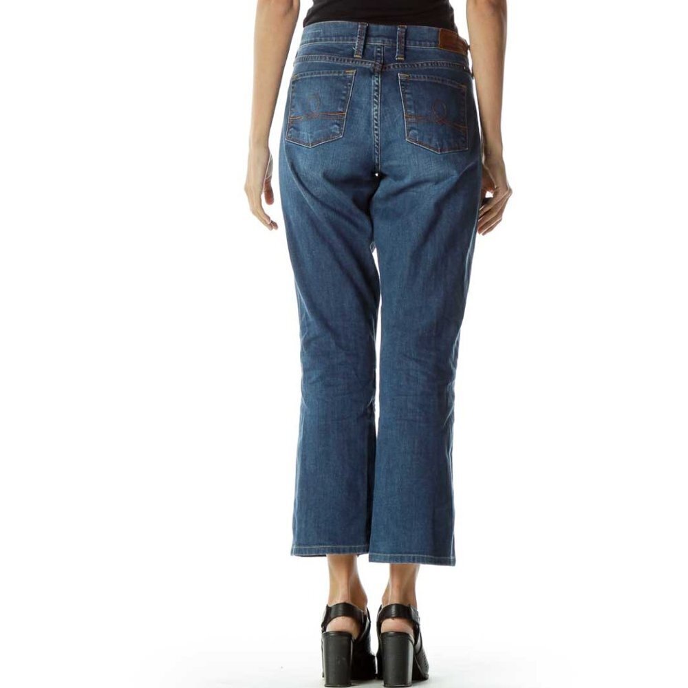 Lucky Brand Blue 7/8 Boot Cut Jeans - Picture 2 of 3